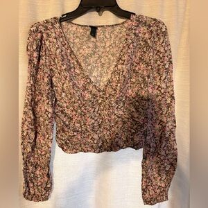 Wild Fable Floral Long Sleeve Blouse